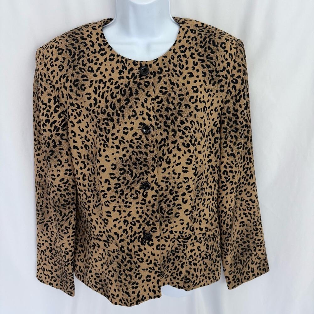 Vtg. Joan Leslie Blazer Jacket Size 12
